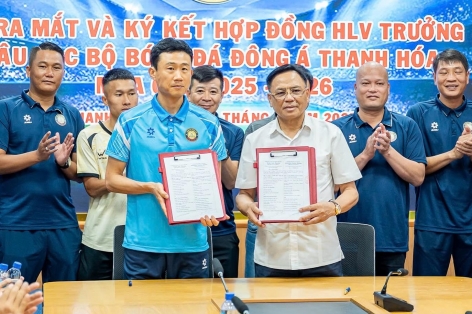 Cựu trợ lý ĐT Việt Nam chính thức làm HLV trưởng CLB Thanh Hoá