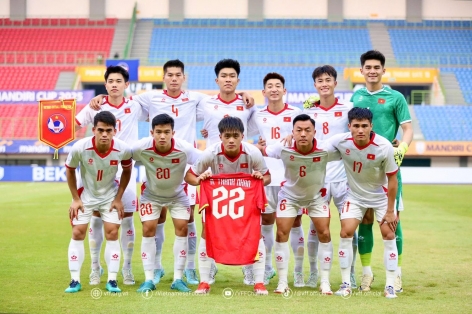 U23 Việt Nam có hành động 'điểm 10' trong ngày thắng 3-0