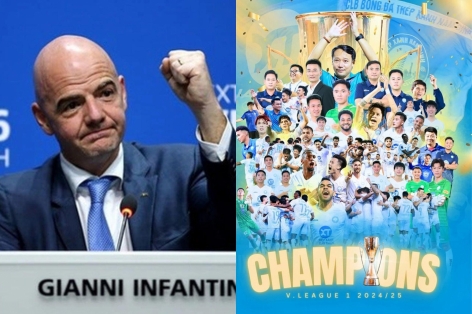 Chủ tịch FIFA chúc mừng nhà vô địch bóng đá Việt Nam
