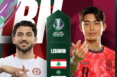 Trực tiếp U23 Liban 1-1 U23 Hàn Quốc: Lấy lại thế trận
