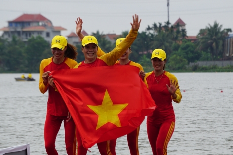 SEA Games 31: Rowing Việt Nam thắng lớn, mang về tấm HCV thứ 6