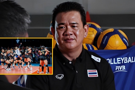 HLV tuyển bóng chuyền nữ Thái Lan 'sợ' lỡ tấm vé dự Olympic 2024