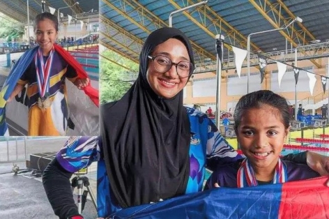 Malaysia đưa 'tiểu tiên cá' 11 tuổi đến SEA Games 32, thành tích choáng ngợp