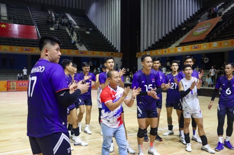 Thắng đội hạng 4 TQ, Campuchia thách thức bóng chuyền Việt Nam ở SEA Games