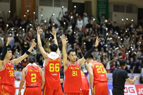 Chốt đội hình bóng rổ nam Việt Nam dự SEA Games, khổng lồ 2m04 góp mặt