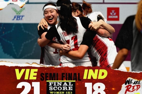 Hạ gục Indonesia, Việt Nam vào chơi chung kết SEA Games 32 bóng rổ nữ 3x3