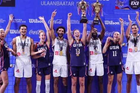 Pháp và Mỹ vô địch giải bóng rổ FIBA 3x3 Nations League 2023