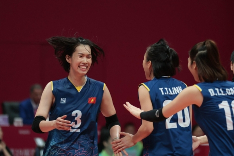 Tuyển nữ Việt Nam cách huy chương lịch sử ASIAD 1 trận thắng