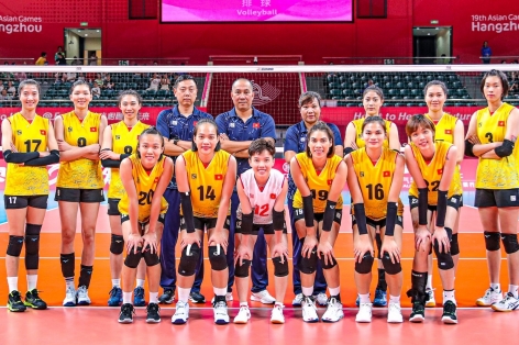 Xác định 8 đội đi tiếp môn bóng chuyền nữ ASIAD 19: Việt Nam ghi danh đầu tiên