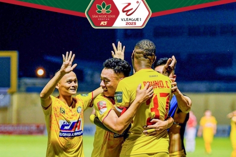 Thanh Hóa vươn lên dẫn đầu trên BXH V-League 2023