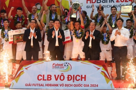 Lễ bế mạc và trao giải thưởng giải futsal VĐQG 2024