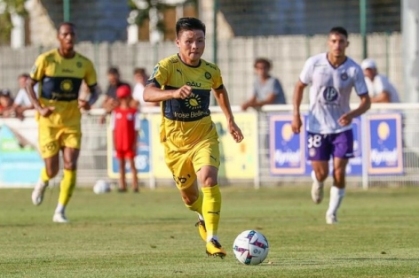 HLV Pau FC nhận xét về Quang Hải sau trận thua ĐKVĐ Ligue 2