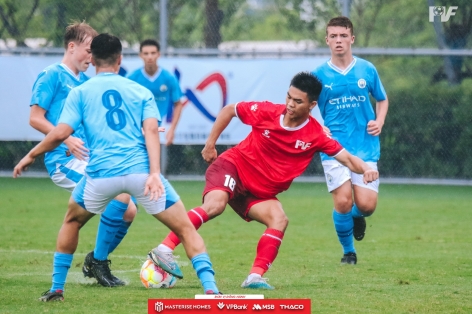 U16 PVF để thua đội mạnh nhất ở bán kết giải Thượng Hải