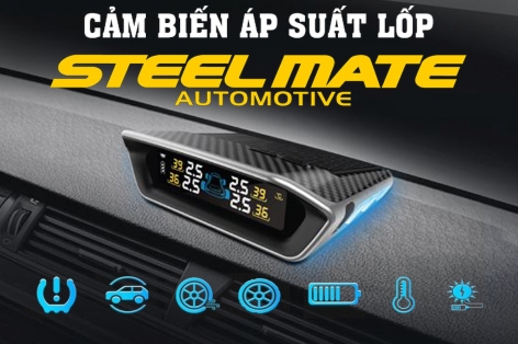 Cảm biến áp suất lốp Steelmate: Ưu, nhược điểm và bảng giá