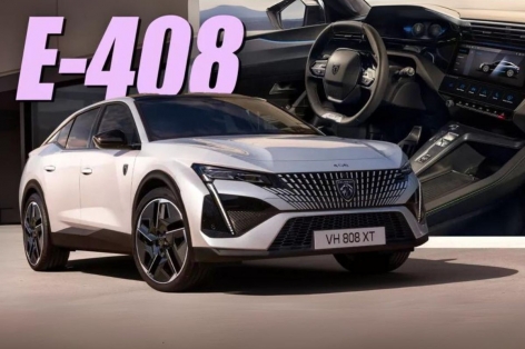 Peugeot E-408 ra mắt: Ngang cỡ VinFast VF 7, phạm vi hoạt động hơn 450 km