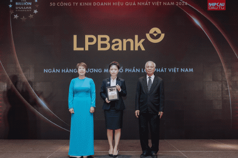 LPBank lọt Top đầu 50 Doanh nghiệp kinh doanh hiệu quả và nhà tuyển dụng được yêu thích 2024