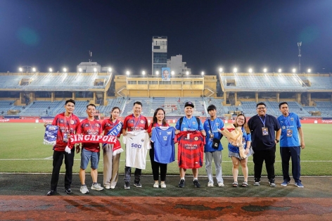 CLB Công An Hà Nội và CLB Lion City Sailors công bố hợp tác lịch sử nhằm kỷ niệm quan hệ Việt Nam - Singapore