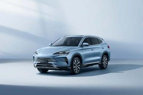 SUV Trung Quốc BYD Song Plus DM-i 2025 lộ thiết kế nội thất trước thềm ra mắt