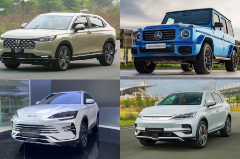 Xe xanh chiếm phần lớn trong loạt ô tô mới ra mắt Việt Nam trong tháng 4/2025