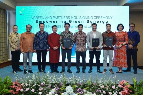 V-GREEN bắt tay 4 đối tác, triển khai 63.000 cổng sạc xe điện VinFast tại Indonesia