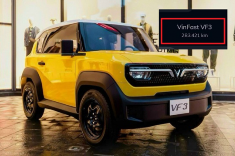 Xôn xao chiếc VinFast VF 3 chạy hơn 283.000 km trong chưa đầy 1 năm, cộng đồng mạng không tin nổi