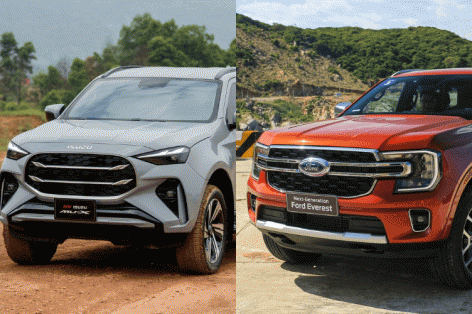 So găng Isuzu mu-X bản đắt nhất và Ford Everest 'cận full': Cuộc chiến SUV 7 chỗ tầm giá 1,3 tỷ đồng