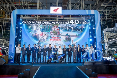 Honda Việt Nam cán mốc 40 triệu xe máy xuất xưởng: Bước đệm cho kỷ nguyên điện hóa