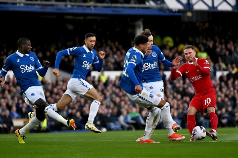 Trực tiếp Liverpool 0-0 Everton: Đôi công hấp dẫn