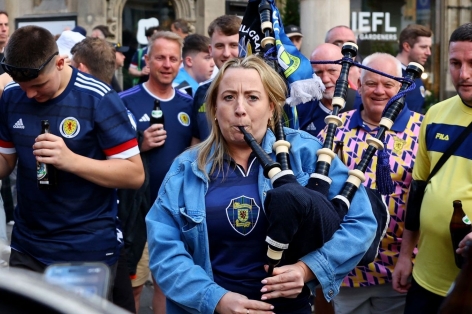 NHM Scotland mở hội trước trận ra quân tại Euro 2024