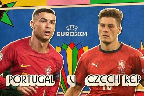 Trực tiếp Bồ Đào Nha vs CH Séc: Ronaldo chính thức lập kỷ lục tại Euro