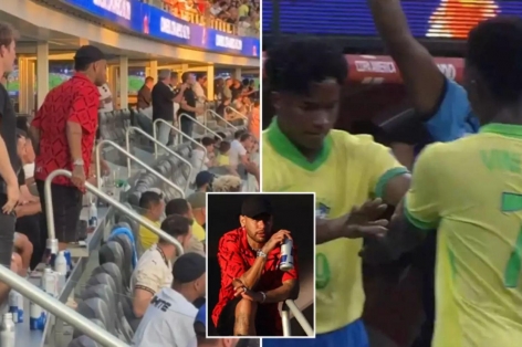 Neymar bất ngờ khi 'Quả bóng vàng 2024' bị thay người giữa chừng