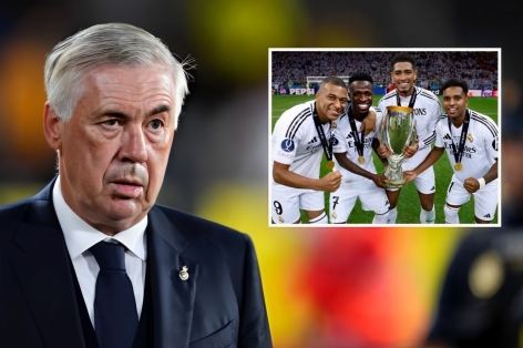 Ancelotti chuẩn bị 'tạo cách mạng' với bộ ba Mbappe, Vini và Rodrygo