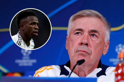 Ancelotti hy vọng bóng đá nên 'dừng lại', tiết lộ cảm xúc Vinicius