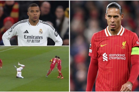 Van Dijk 'chế giễu' Mbappe cả trong lẫn ngoài sân