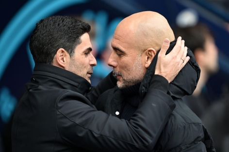 Arteta phản ứng về phong độ của Man City, nói về Pep