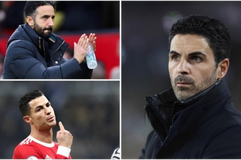 Arteta ca ngợi Amorim, đề cập tới Ronaldo trước thềm đấu MU