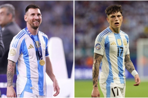 Garnacho ca ngợi Messi, đặt mục tiêu tại World Cup 2026