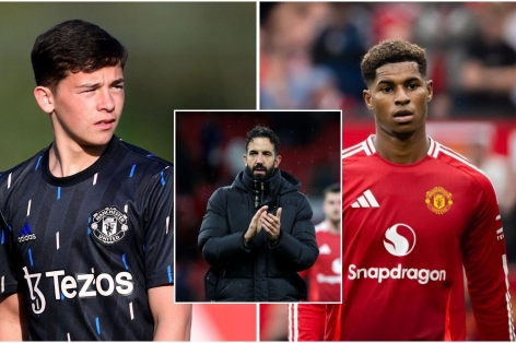 Amorim xác định sao trẻ lên thay Rashford