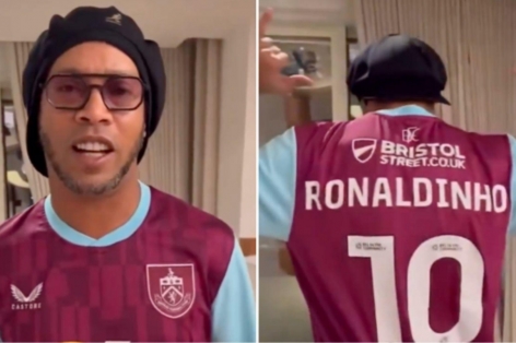 Ronaldinho bất ngờ khoác áo đội hạng Nhất Anh