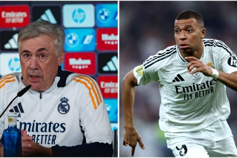 HLV Ancelotti báo tin không thể vui hơn từ Mbappe