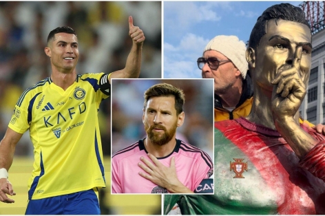 Ronaldo nhận vinh dự tại Mỹ, đến Messi cũng chưa có