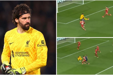 Alisson 'quay chong chóng' cứu thua cho Liverpool trước PSG