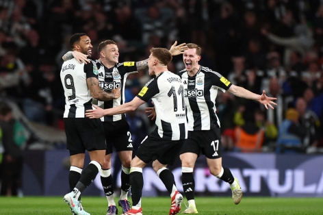 Hạ đẹp Liverpool, Newcastle lên ngôi Carabao Cup 2024/25