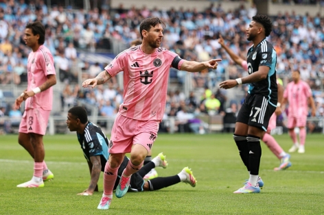 Messi lập công, Inter Miami thất bại khó tin trước Minnesota