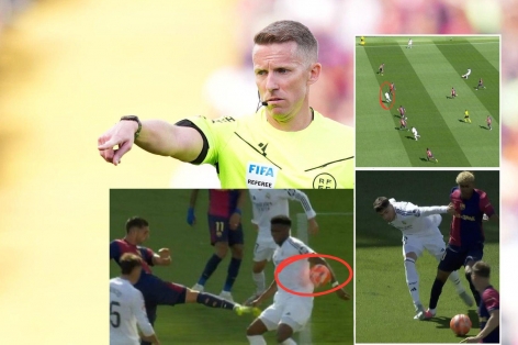 Trọng tài bỏ qua 3 lỗi cho Real trước Barca?