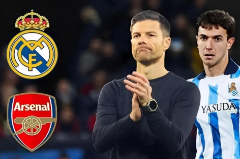 Alonso thúc giục Real 'cướp' siêu tiền vệ từ tay Arsenal