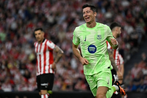 Lewandowski tỏa sáng, Barca dễ dàng vùi dập Bilbao