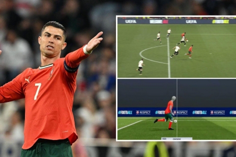 Tại sao bàn thắng của Ronaldo không việt vị?