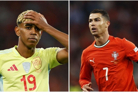 Yamal có cử chỉ không đẹp với Ronaldo