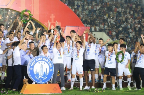 Thép Xanh Nam Định nhận giải thưởng danh giá nhất V.League